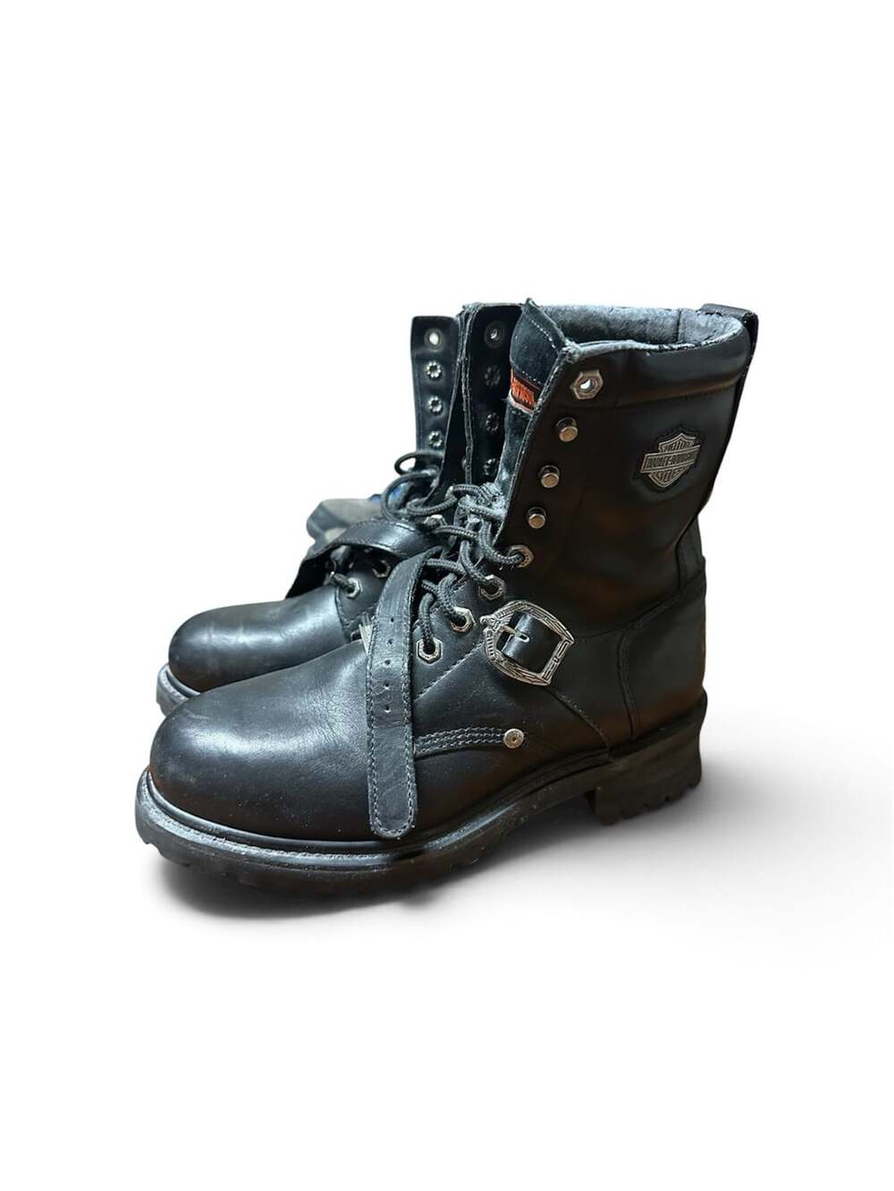 Harley-Davidson 2000s Buckle Leather Boots